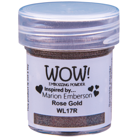 Rose Gold : poudre embossage wow Rose Gold : poudre embossage wow