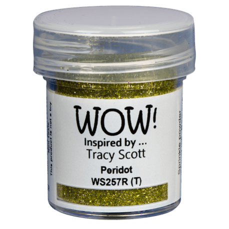 Peridot : poudre embossage wow Peridot : poudre embossage wow