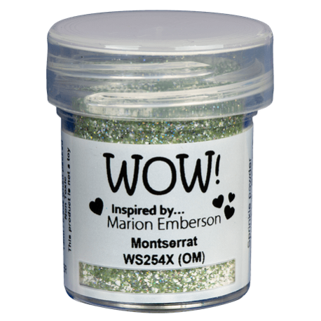 Montserrat : poudre embossage wow Montserrat : poudre embossage wow