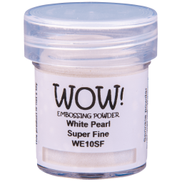 White Pearl Super Fine : poudre embossage wow