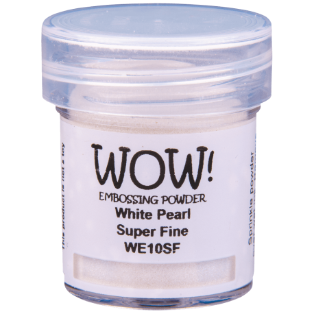 White Pearl Super Fine : poudre embossage wow