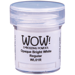 Opaque Bright White Regular : poudre embossage wow