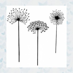 Dandelions  - tampon clear...