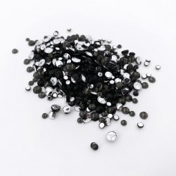 Demi perles mattes noires- Moda scrap