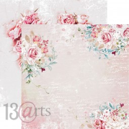 Pack papiers 15 x 15 cm - Collection "Rose in love"- 13 @rts