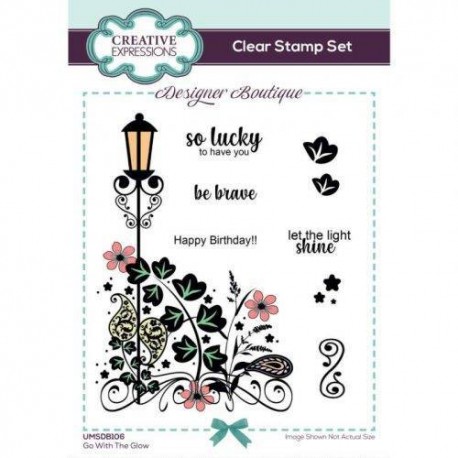Tampon clear : Go with the glow - collection Designer Boutique - Creative Expressions
