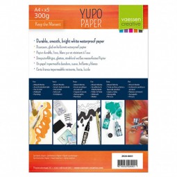 Papier Yupo -  A4  - paquet de 5 feuilles - Florence - Vaessen