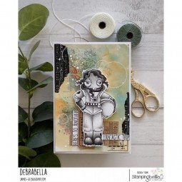 Girl Astronaut - collection "The Oddball" - Tampon cling - Stampingbella