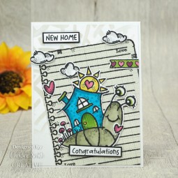 Tampon clear : Happy House Snail - Woodware Craft Collection - Creative Expression
