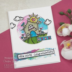 Tampon clear : Happy House Snail - Woodware Craft Collection - Creative Expression