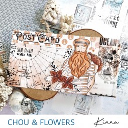 Tampon clear - Le marin - Collection "Nautique" - Chou & Flowers