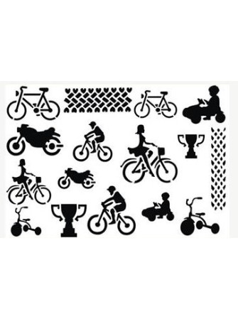 gabarit décors vélo - Artistes créations