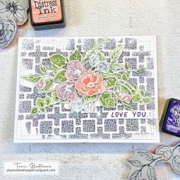 Linked Squares - Stencils - Tim Holtz - Stampers Anonymous