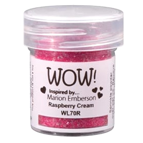 Raspberry Cream : poudre embossage wow