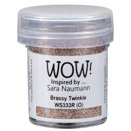 Brassy Twinkle : poudre embossage wow