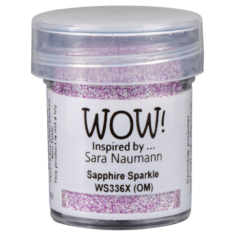 Sapphire Sparkle : poudre embossage wow