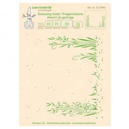 Background Garden - Plaque d'embossage  - Leane Creatief