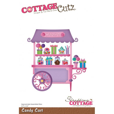 Candy Cart - dies - Cottage Cutz