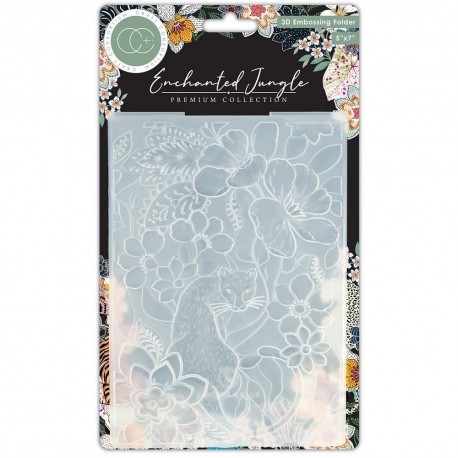 Classeur d'embossage - Collection "Enchanted Jungle" - Craft Consortium