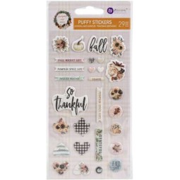 Stickers puffy - Collection "Pumpkin and spice" - Prima Marketing