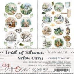 Pack de décors à découper  - Collection  "Trail of Silence"  - Craft O'Clock