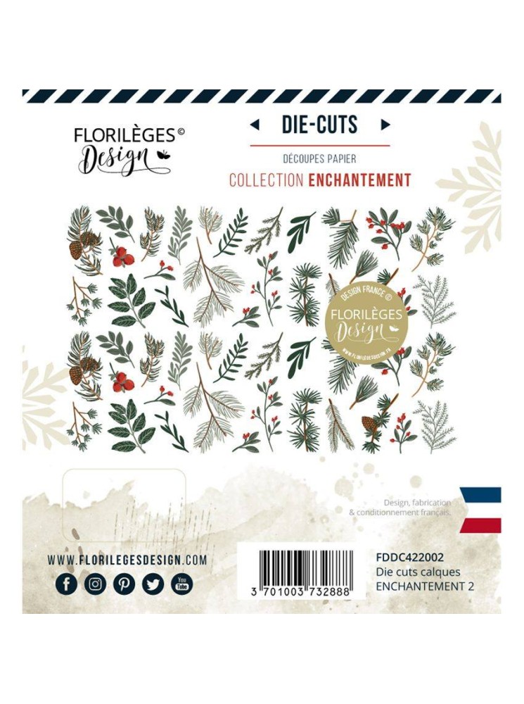 Die cut calque - Collection "Enchantement" - Florilèges Design