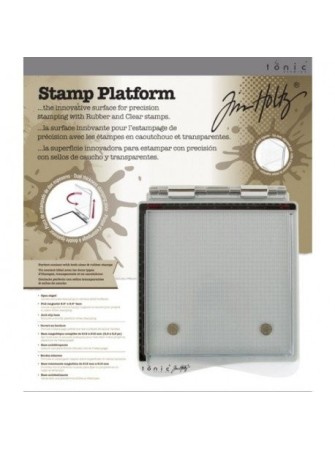 stamp platform - presse à tampon + housse de rangement - Tim Holtz - Tonic