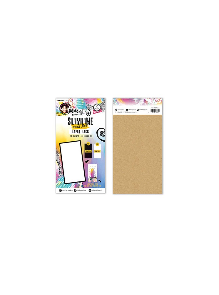 Slimline - Paper Pack - Collection Mixed-Up - Art by Marlene