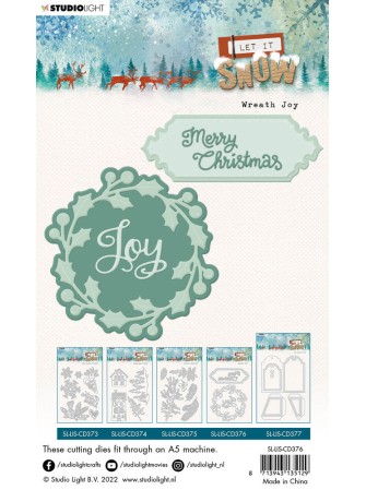 Wreath joy - Dies - Collection "Let it Snow" - Studio Light