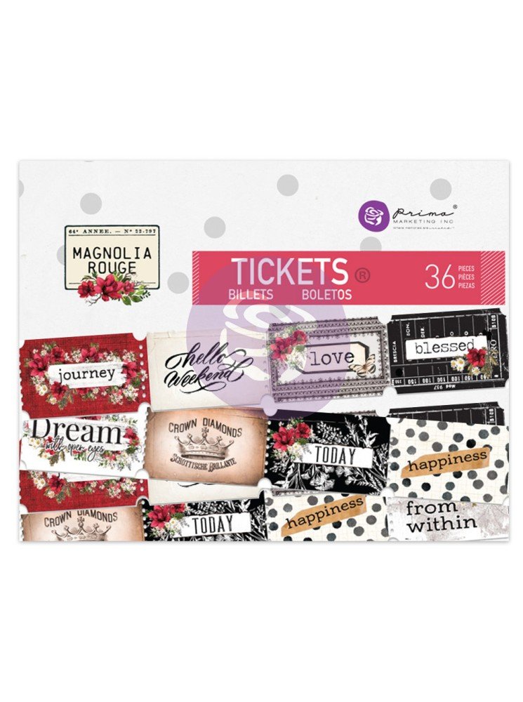 Tickets - Collection "Magnolia Rouge" - Prima Marketing