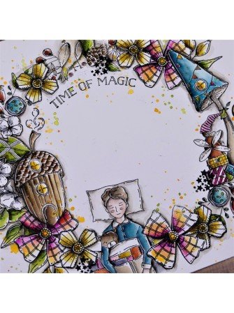 Tampon clear - Le rêveur - Collection "Storybook" - Chou & Flowers
