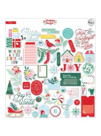 Ephemera - collection "Holiday Magic" - Pinkfresh