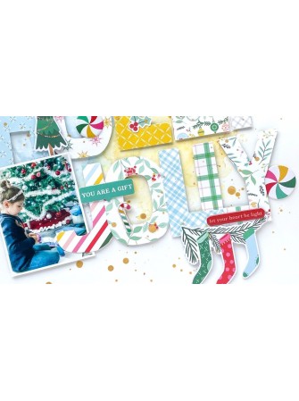 Stickers puffy - Collection "Holiday Magic" - Pinkfresh