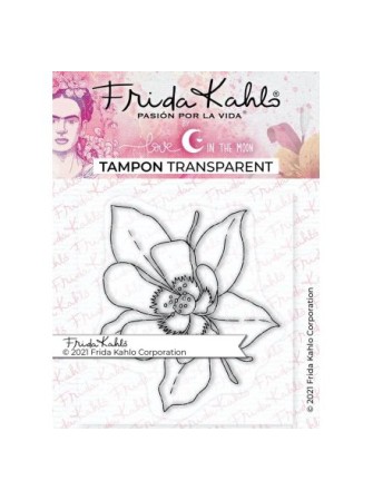Mélancolique Ancolie 3 - Tampon clear- Collection "Frida Kahlo" - Love In The Moon
