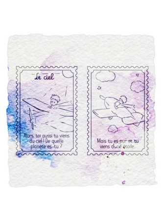 Le ciel - Tampon clear- Collection "Le Petit Prince" - Love In The Moon