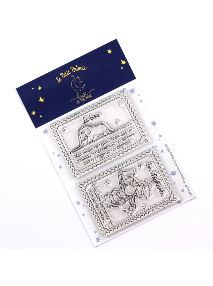 Les animaux  - Tampon clear- Collection "Le Petit Prince" - Love In The Moon