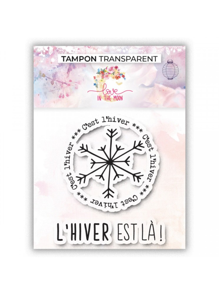 c'est l'hiver - Tampon clear- Collection "Nos petits plaisirs d’hiver" - Love In The Moon
