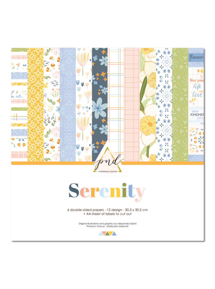 Pack papiers - Collection "Serenity" - Papernova