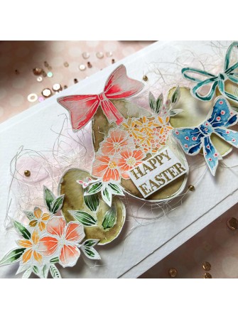 Tampon clear - Happy easter - Collection "Victoria Street" - Chou & Flowers