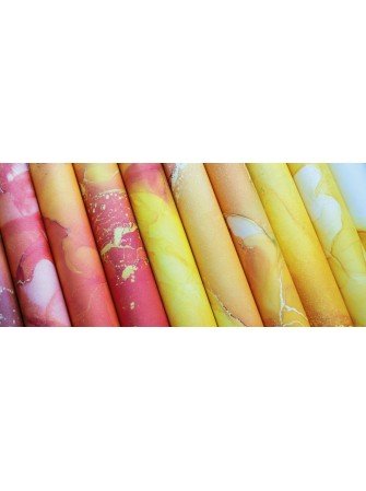 Sunset  - Collection "the essential - Ink Drops" - Kit papiers 6" x 6" - Craft Consortium