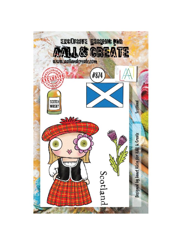 Tampon clear N° 874 : Scotland - Aall & create