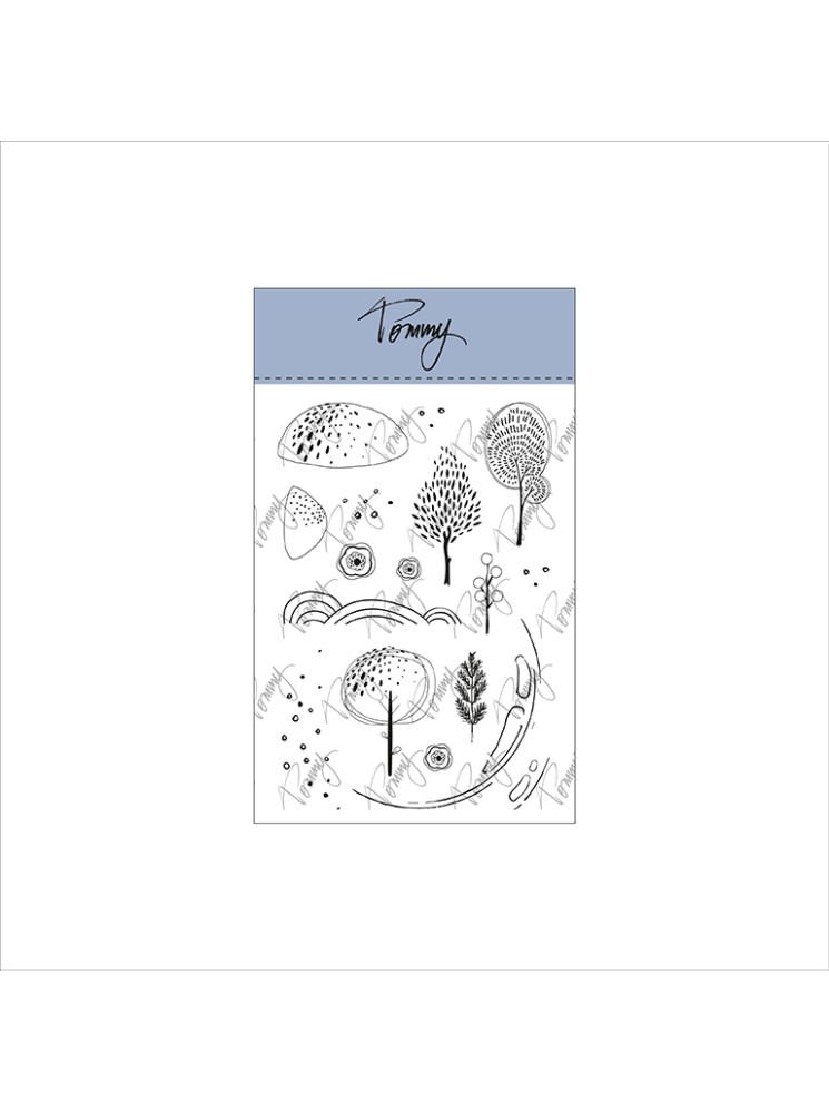 Snowglobe Landscape - Tampon Clear - Tommy Art