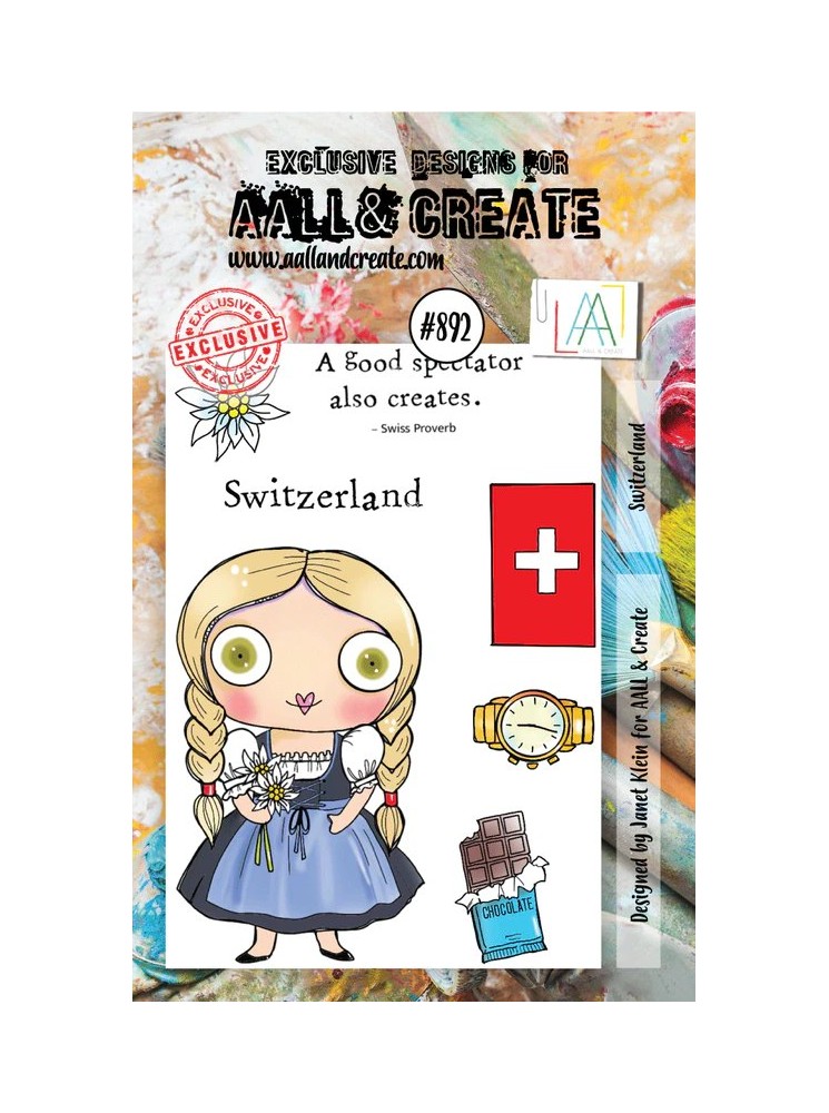 Tampon clear N° 892 : Switzerland - Aall & create
