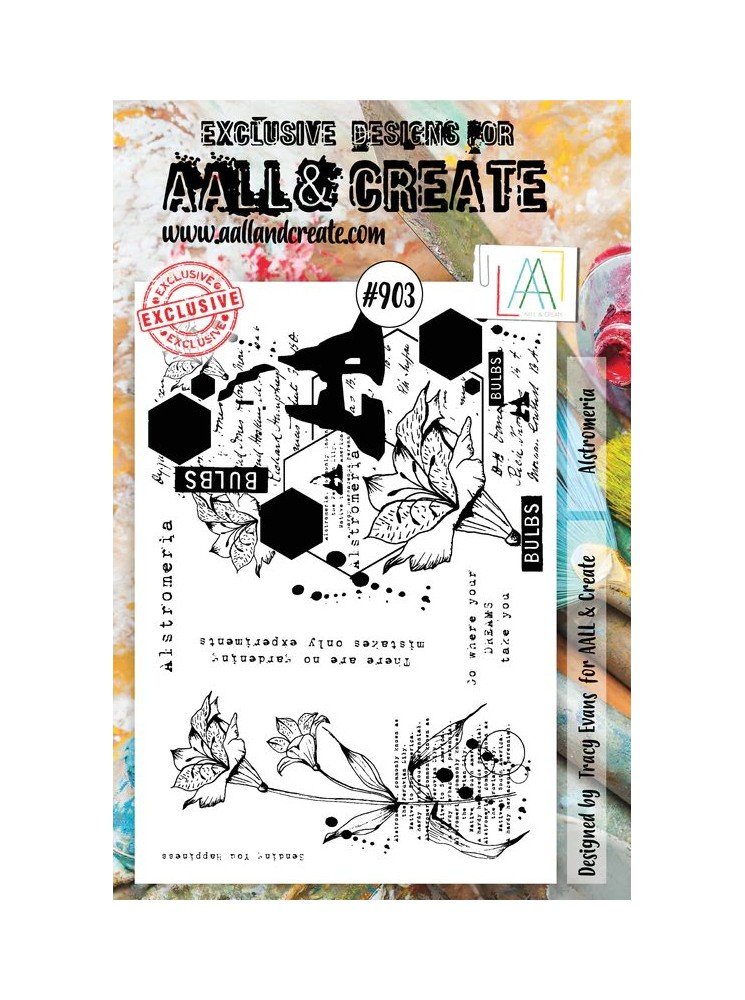 Tampon clear N° 903 - Alstromeria - Aall & create