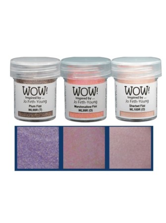 Trios Sweetie Jar  : poudre embossage - Wow