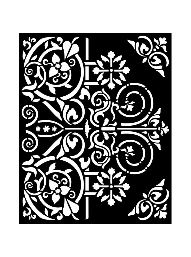 Door Ornaments - stencils - Collection "Magic Forest" - Stamperia