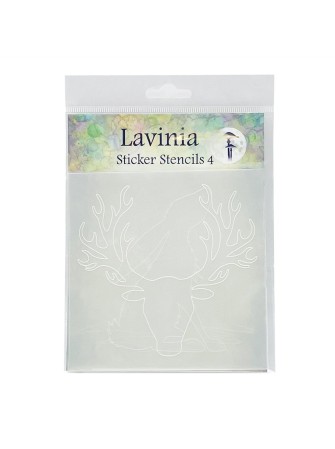 Set de 4 stencils adhésifs - Sticker Stencils 4 - Lavinia
