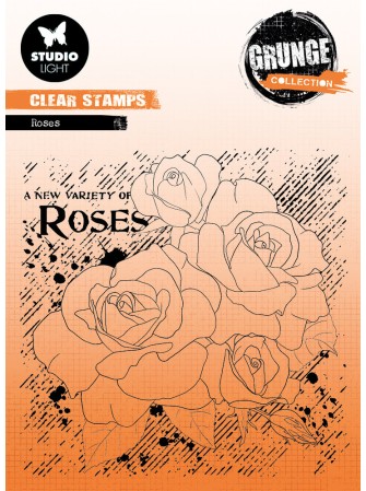 Roses - tampon clear -...