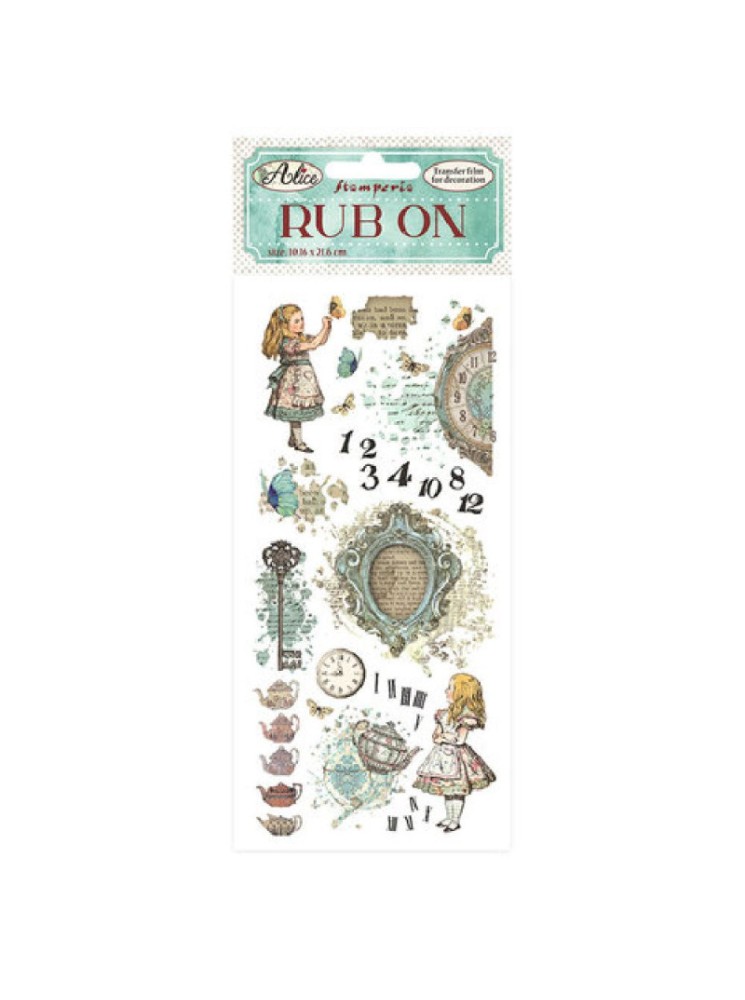 Rub'ons - Alice in Wonderland - Collection "Alice" - Stamperia