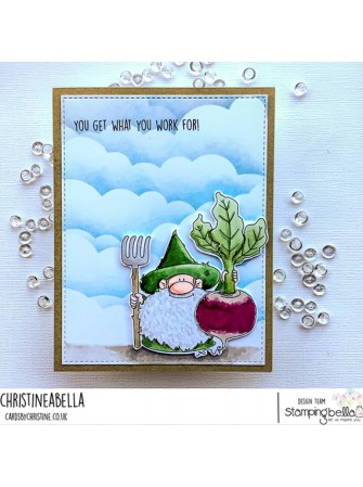 Farmer - collection "Gnome" - Tampon cling - Stampingbella